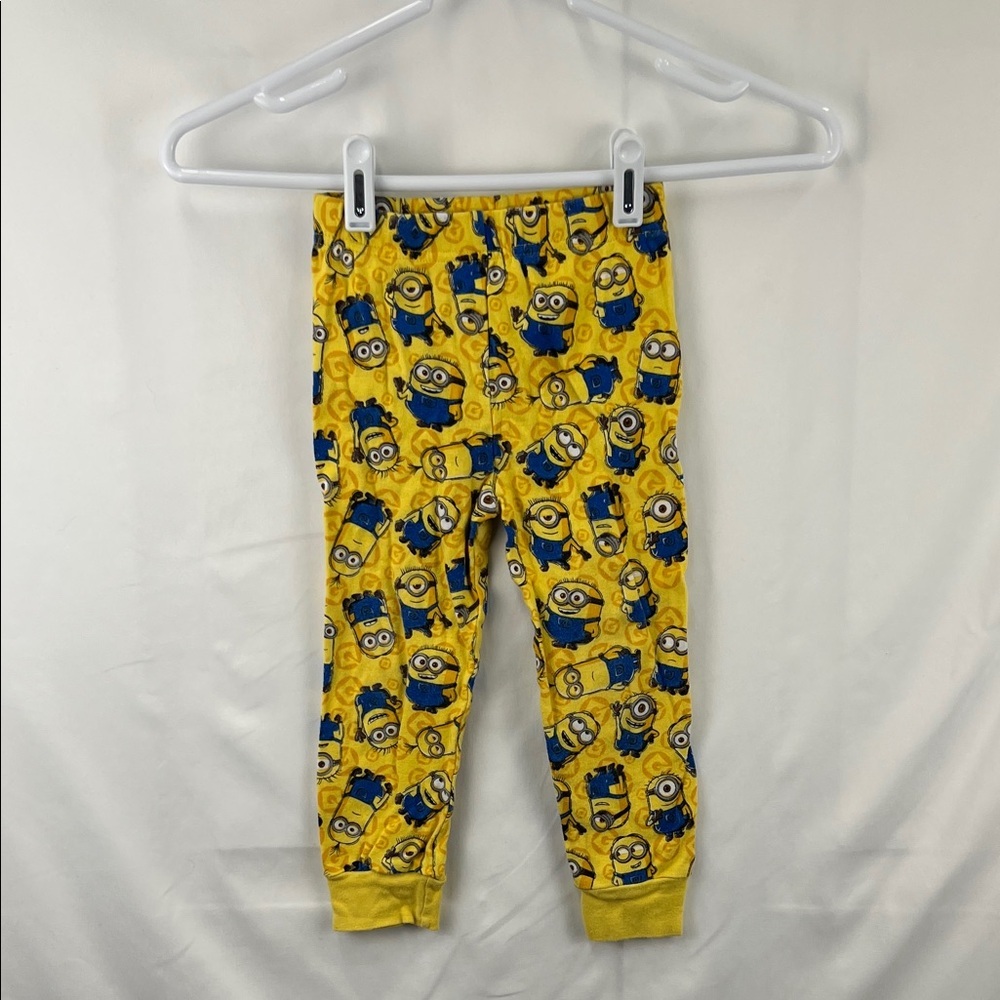Girls Pajama Bottoms - Size 4T - Minions - Despicable Me - Yellow and Blue